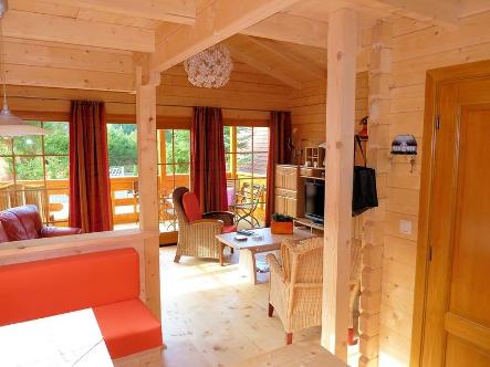Interior of self build lodges Spain