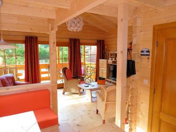 Interior of self build lodges Spain